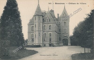 Carte postale ancienne Menestreau — Ménestreau-en-Villette (Loiret)