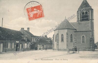 Carte postale ancienne Menestreau — Ménestreau-en-Villette (Loiret)