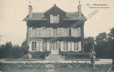 Carte postale ancienne Menestreau — Ménestreau-en-Villette (Loiret)