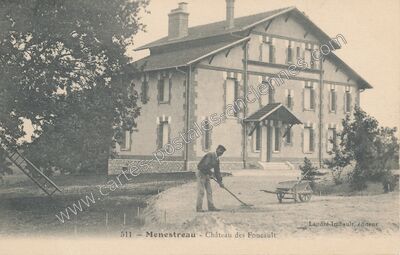 Carte postale ancienne Menestreau — Ménestreau-en-Villette (Loiret)