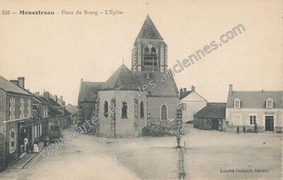 Carte postale ancienne Menestreau — Ménestreau-en-Villette (Loiret)