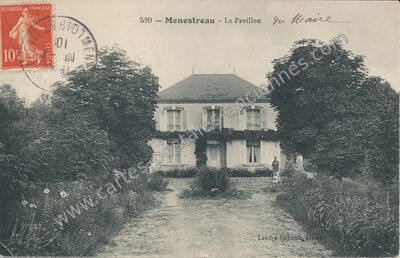 Carte postale ancienne Menestreau — Ménestreau-en-Villette (Loiret)