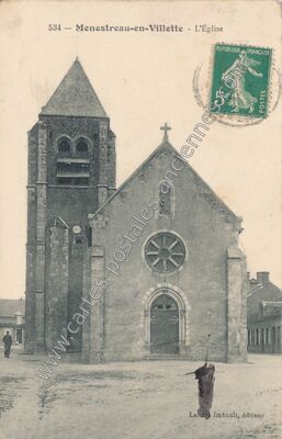 Carte postale ancienne Menestreau — Ménestreau-en-Villette (Loiret)