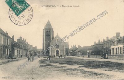 Carte postale ancienne Menestreau — Ménestreau-en-Villette (Loiret)