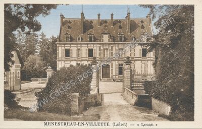Carte postale ancienne Menestreau — Ménestreau-en-Villette (Loiret)