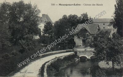 Carte postale ancienne Château des Marais — Meung-sur-Loire (Loiret)