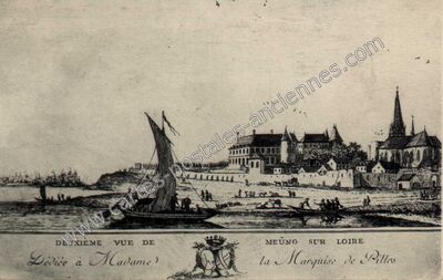 Carte postale ancienne Deuxième vue de Meung sur Loire — Meung-sur-Loire (Loiret)