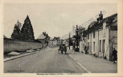 Carte postale ancienne La Bonne-Dame — Meung-sur-Loire (Loiret)
