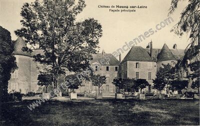 Carte postale ancienne Château de Meung-sur-Loire — Meung-sur-Loire (Loiret)