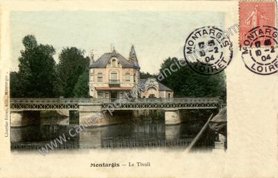 Carte postale ancienne Le Tivoli — Montargis (Loiret)