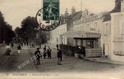 Carte postale ancienne Boulevard du Patis — Montargis (Loiret)