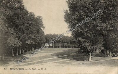Carte postale ancienne Le Pâtis — Montargis (Loiret)