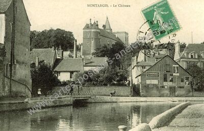 Carte postale ancienne Le Château — Montargis (Loiret)