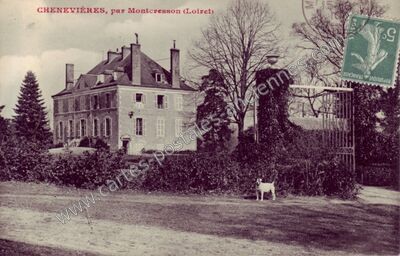 Carte postale ancienne Chenevieres — Montbouy (Loiret)