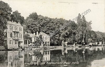 Carte postale ancienne Le Restaurant Paul Forêt — Olivet (Loiret)