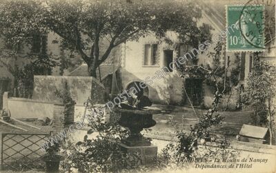 Carte postale ancienne Moulin de Nancay — Dordives (Loiret)