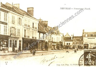 Carte postale ancienne Panorama (Nord) — Neuville-aux-Bois (Loiret)