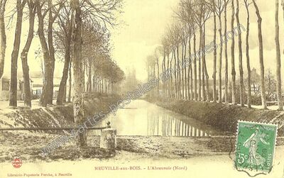 Carte postale ancienne L'Abreuvoir (Nord) — Neuville-aux-Bois (Loiret)