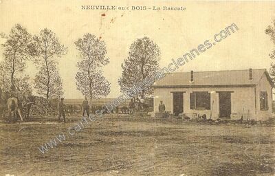 Carte postale ancienne La Bascule — Neuville-aux-Bois (Loiret)