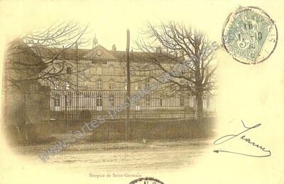 Carte postale ancienne Hospice de Saint-Germain — Neuville-aux-Bois (Loiret)