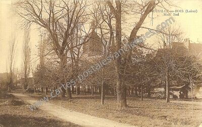 Carte postale ancienne Mail Sud — Neuville-aux-Bois (Loiret)