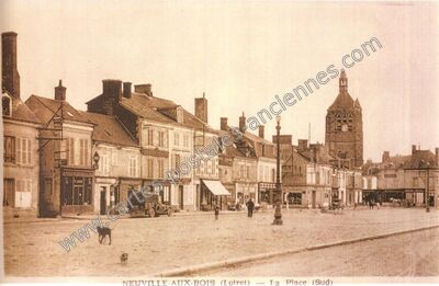 Carte postale ancienne La Place (Sud) — Neuville-aux-Bois (Loiret)
