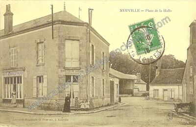 Carte postale ancienne Neuville — Neuville-aux-Bois (Loiret)