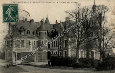 Carte postale ancienne Les Barres — Nogent-sur-Vernisson (Loiret)