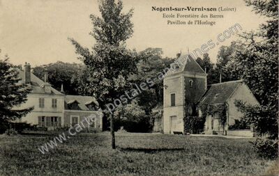 Carte postale ancienne Les Barres — Nogent-sur-Vernisson (Loiret)