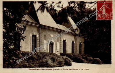 Carte postale ancienne Les Barres — Nogent-sur-Vernisson (Loiret)