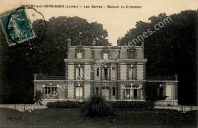 Carte postale ancienne Les Barres — Nogent-sur-Vernisson (Loiret)