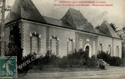 Carte postale ancienne Les Barres — Nogent-sur-Vernisson (Loiret)