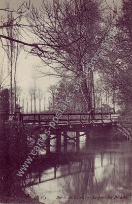 Carte postale ancienne Bords du Loiret — Olivet (Loiret)