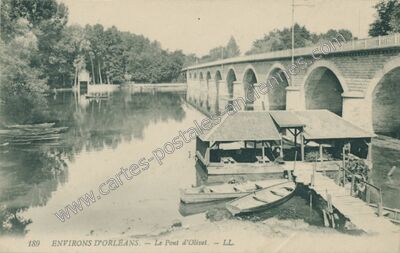 Carte postale ancienne Le Pont d'Olivet — Olivet (Loiret)