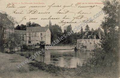 Carte postale ancienne La Chaussée Saint-Santin — Olivet (Loiret)
