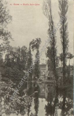 Carte postale ancienne Moulin Saint-Julien — Olivet (Loiret)