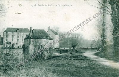 Carte postale ancienne Bords du Loiret — Saint-Hilaire-Saint-Mesmin (Loiret)