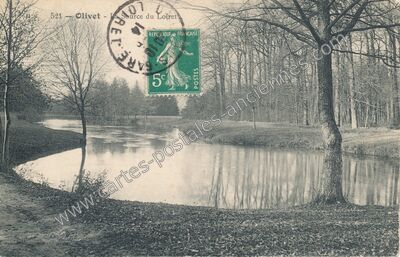 Carte postale ancienne La Source du Loiret — Olivet (Loiret)