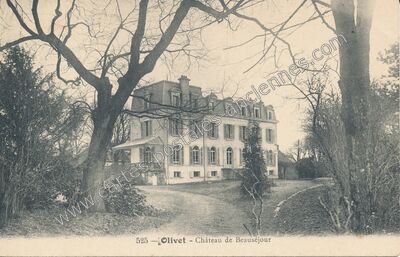 Carte postale ancienne Château de Beauséjour — Olivet (Loiret)