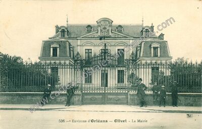 Carte postale ancienne Environs d'Orléans - La Mairie — Olivet (Loiret)