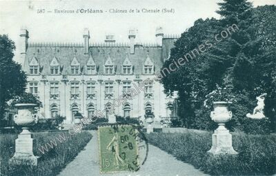 Carte postale ancienne Château de la Chenaie (Sud) — Olivet (Loiret)