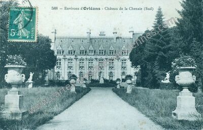 Carte postale ancienne Château de la Chenaie (Sud) — Olivet (Loiret)
