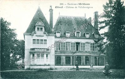 Carte postale ancienne Château de Villebourgeon — Olivet (Loiret)