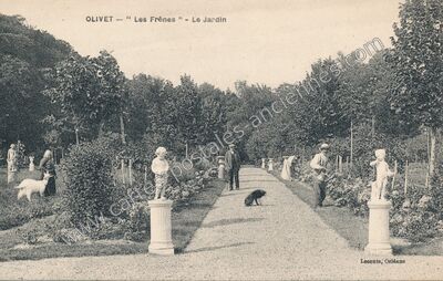 Carte postale ancienne Les Frênes - Le Jardin — Olivet (Loiret)