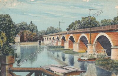 Carte postale ancienne HOTEL RESTAURANT — Olivet (Loiret)