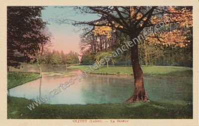 Carte postale ancienne La Source — Olivet (Loiret)