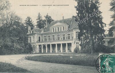 Carte postale ancienne Château de Lafontaine — Olivet (Loiret)