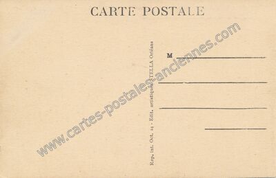 Carte postale ancienne Arriere Stella — Orléans (Loiret)