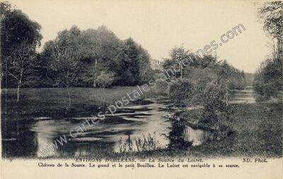 Carte postale ancienne Chateau de la Source — Orléans (Loiret)