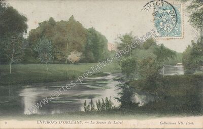 Carte postale ancienne La Source — Orléans (Loiret)